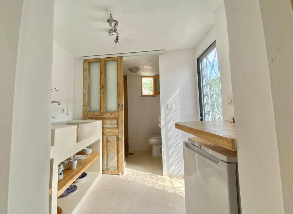 Stylish Vathy Studio With Sea View Buitenkant foto