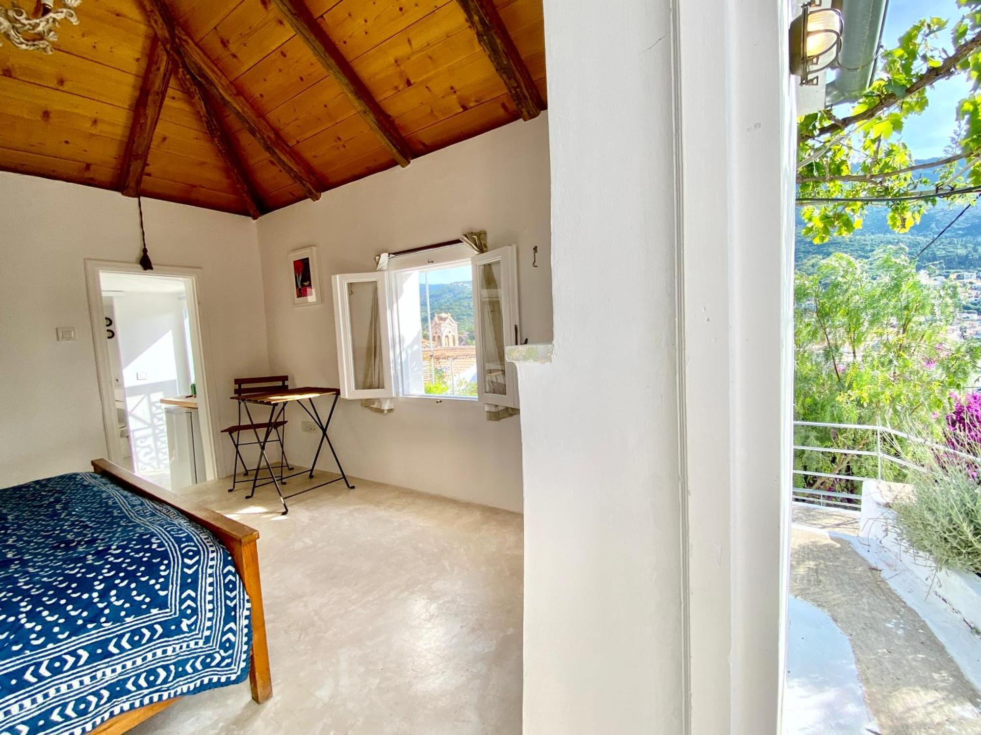 Stylish Vathy Studio With Sea View Buitenkant foto